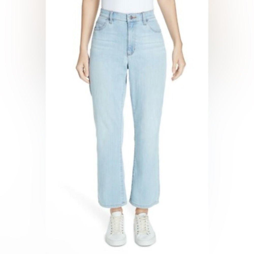 Eileen Fisher Light Blue Women's Ankle Length Bootcut Jeans Size 14P